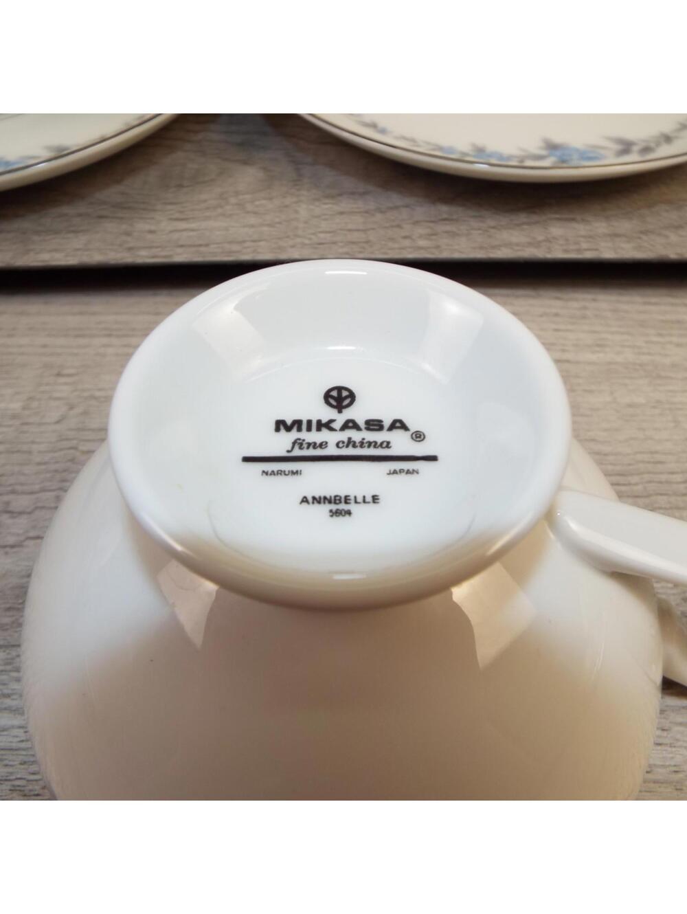 Mikasa Annbelle 5604 Tea Service Set - 6 Tea Plates & 6 Cups - Picture 7 of 8